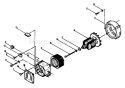 Page A Diagram and Parts List for 8911-4 L4001 Briggs and Stratton Generator